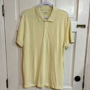 NWOT UNTUCKit Men's Yellow Polo Shirt size XL